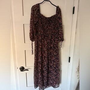 Floral Long Sleeve Dress